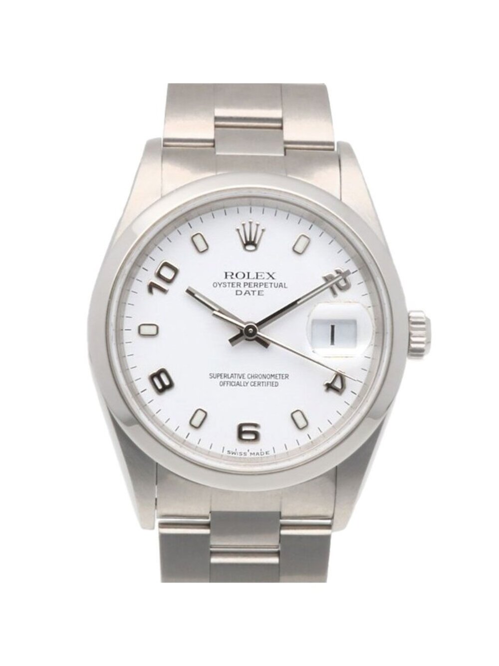 Rolex Date Oyster Perpetual Watch Stainless Steel Automatic